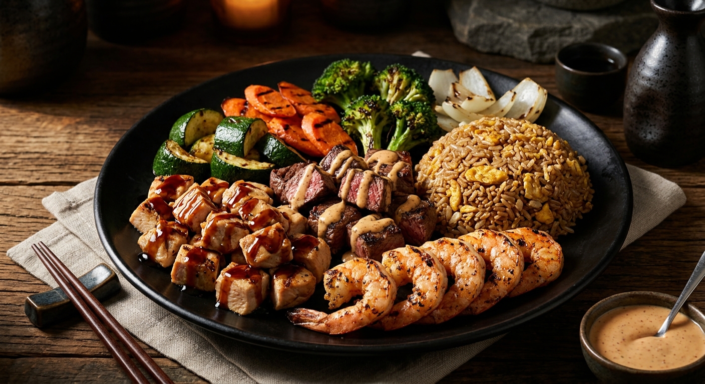 Chicken, Steak & Shrimp